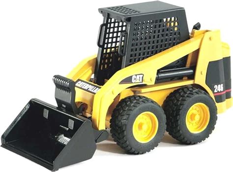 bruder 02435 cat skid and steer loader|Bruder 02435 Cat Caterpillar Skid Steer Loader With  .